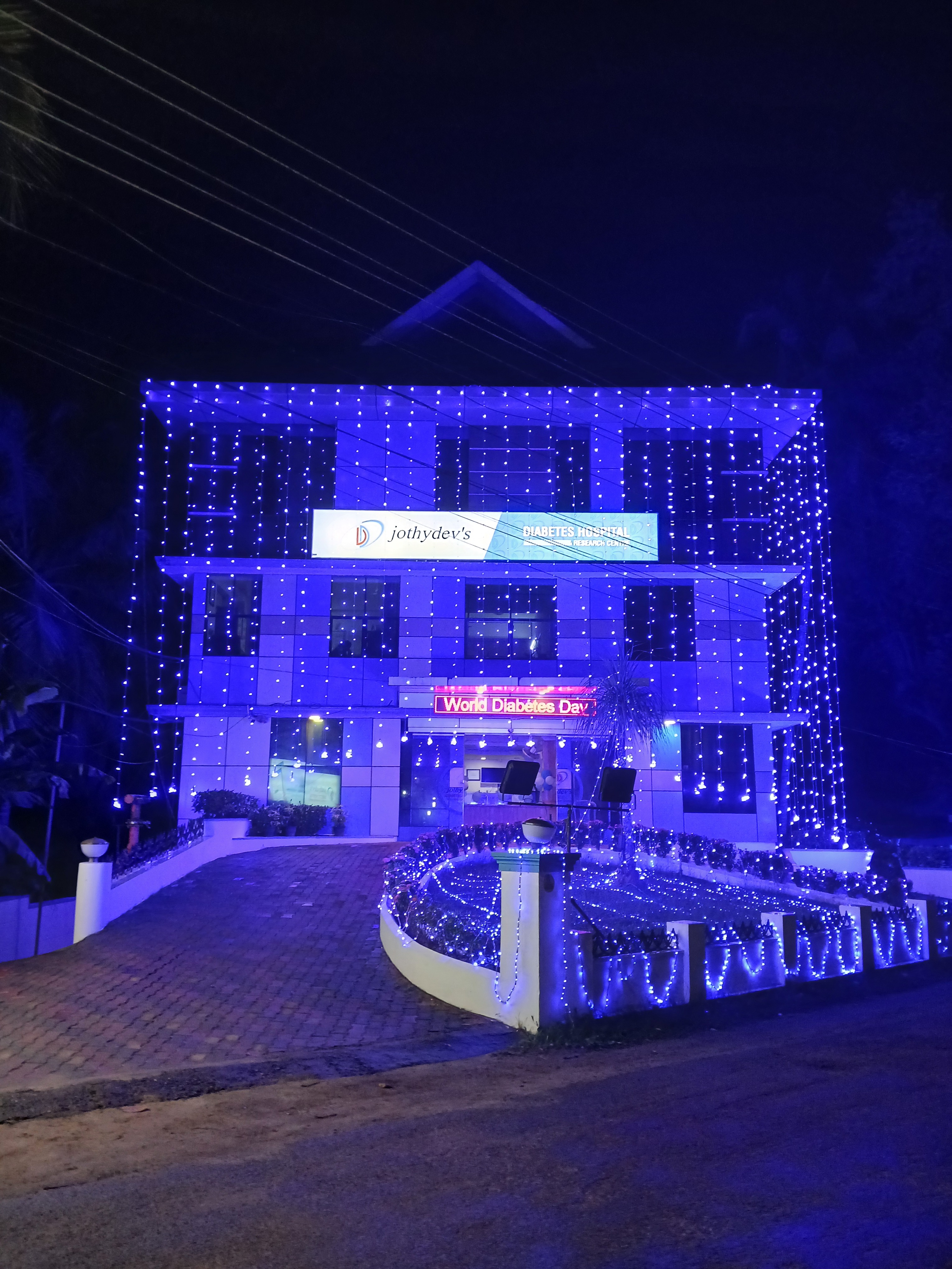 JDC Glows Blue for World Diabetes Day 2025